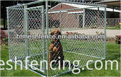 Chain Link Dog Cage Heavy Dutwing Dog Kennel Galvanisé Dog House